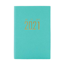 JPYH 2021 cuaderno, Cuaderno de Negocios Recargable, Notebook de Reuniones,2021 Enero - Diciembre planificador semanal mensual,un Día por Página,Cubie en oferta