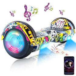 Hoverboard, Hoverboard Premium de 6.5 "- Altavoz Bluetooth - Potente Motor Dual - LED - Patineta eléctrica Self Balance Scooter (Baile Callejero) características