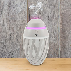 Self Ideas - Humidificador de Aromas. Difusor de aceites esenciales con led de Colores. Humidificador ultrasonico con hasta 12 horas de vapor intermit precio