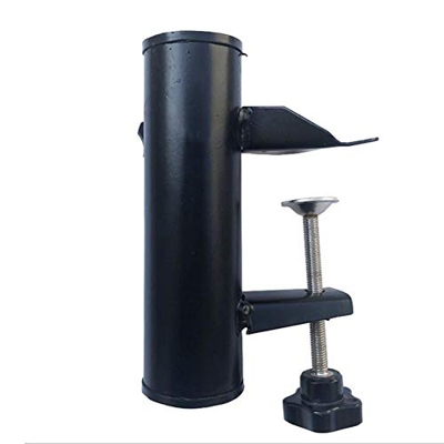 dewdropy - Soporte para sombrilla fijo con clip, portátil, ajustable, paraguas, base soporte, banco, copas, zapatillas de pesca, monte sillas, pinzas 