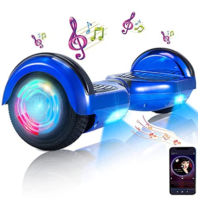 Hoverboard-Hoverboard para niños, Hoverboards autoequilibrantes de Dos Ruedas de 6.5 "con Bluetooth y Luces para Adultos, Hoverboard con certificación