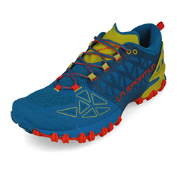 LA SPORTIVA Bushido II, Zapatillas de Trail Running Hombre, Neptune/Kiwi, 43.5 EU en oferta