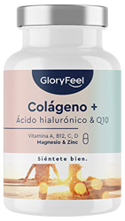 Colágeno Marino + Ácido hialurónico + Coenzima Q10 + Magnesio + Zinc + Vitaminas A, C, D y B12 - Articulaciones Fuertes, Piel Tersa y Energía - 60 cáp características