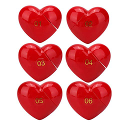 6 Piezas Set de Brillo de Labios, Lápiz Labial Mate Impermeable de Larga Duración En Forma de Corazón Brillo Labial, Regalos Exquisitos Para Mujeres Y precio
