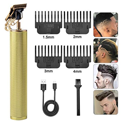 Guijiyi Cortapelos Hombre, Cortapelos,Maquina Cortapelo Profesional con Carga USB,Maquina Cortapelo Profesional con Hoja T,Recortador Pelo Barba Kit F