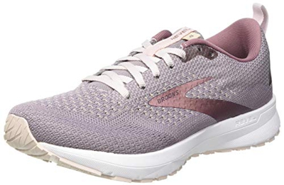 Brooks Revel 4, Zapatillas para Correr Mujer, Almond/Metallic/Primrose, 37.5 EU