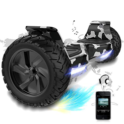 Hover Scooter Board SUV de 8,5 Pulgadas, Hoverboards Todo Terreno 700 W, Bluetooth y LED, Equilibrio Automático de Patinete Eléctrico para Niños y Adu precio