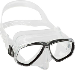 Cressi Perla Mask Máscara Vidrio separada para Pesca, apnea, Snorkel y Buceo, Unisex Adulto, Transparent/Azul, Talla Única precio