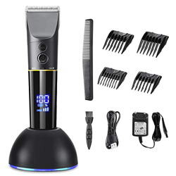 TOGETOP Cortapelos Hombre Profesional, Recortadora de Cabello para Hombres, Recortadora de barba electrónica LCD, con Batería Recargable en oferta