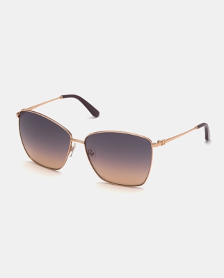 Guess - Gafas De Sol De Mujer Cuadradas De Metal En Dorado