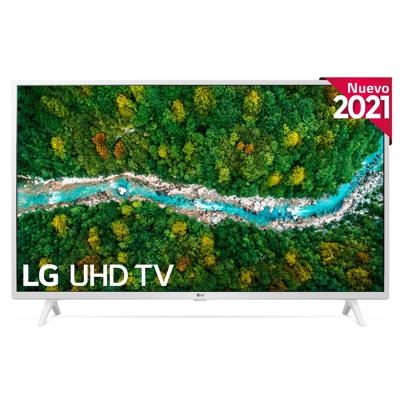 LG - TV LED 108 Cm (43'') 43UP76906LE, Smart TV, HDR10, HDR H, 4K UHD BLANCO, Inteligencia Artificial