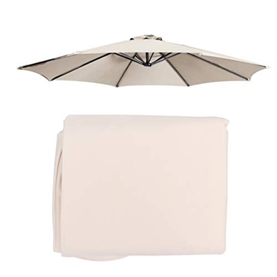 Cabilock - Cubierta para sombrilla (poliéster, protección UV, 8 aletas, para mesa), color verde oscuro