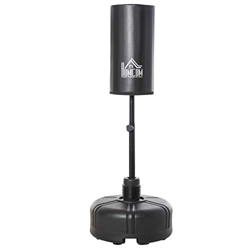 HOMCOM Saco de Boxeo de Pie con Soporte Ajustable en Altura de 3 Niveles y Base Rellenable de Arena 45 kg o Agua 30 kg Acero para Hogar Gimnasio Ø68x1 características