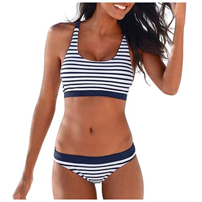riou 2021 Nuevo Conjunto de Bikini para Mujer Push Up Trajes de Baño de Dos Piezas Moda Ropa de Playa Conjunto de Bikinis Impresión Sexy Push up Bikin