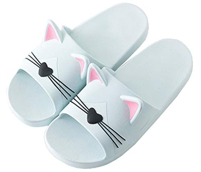 Zapatos de Piscina para Mujer Chanclas de Playa Sandalias Verano Antideslizante Zapatillas de Baño Estar por Casa Verano, Cielo Azul, 36/37 EU