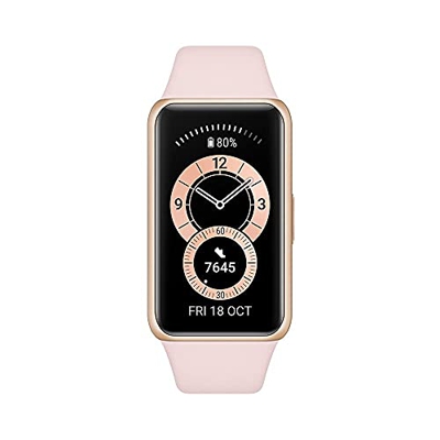Huawei Band 6 - Pulsera de actividad con monitorización de Oxígeno en sangre (SpO2) 24horas, Pantalla FullView de 1.47 pulgadas, Batería para dos sema