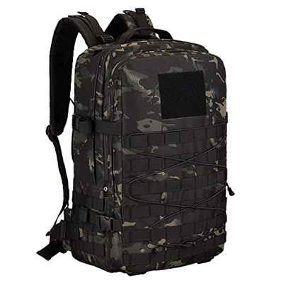 Huntvp 40L Mochila Táctica de Nylon Bolsa de Asalto Estilo Militar Bolsa Impermeable para Las Actividades Aire Libre Senderismo Caza Viajar