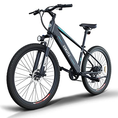 ESKUTE 27,5'' E-Bike MTB Bicicleta Eléctrica de Montaña con Batería de Litio 48V10Ah, MTB Pedal Assist, Bicicleta Eléctrica para Adultos 250W, Shimano
