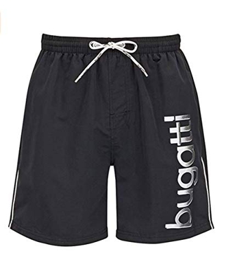 Bugatti® - Bañador para hombre en color azul marino, turquesa o negro Negro (modelo 2020). XXXXL
