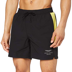 Hackett London AMR Graduating Lines Bañador, 999 Negro, M para Hombre en oferta