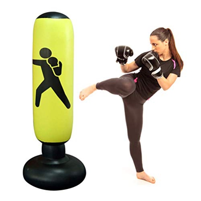 CSPone - Pelota Hinchable de Boxeo Hinchable para Adultos y niños, Bolsa de Boxeo Hinchable, Bolsas de Boxeo Pesadas, Saco de Boxeo sobre pie, Pelotas