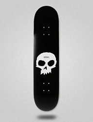 Zero Monopatín Skate Skateboard Single Skull R7 Black White 8.0 características
