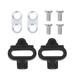 Tacos de Bicicleta,Calas de Pedal de Bicicleta de Montaña de Carretera Tacos de Zapatos de Bicicleta Interior Cleat Set Juego de Tacos de Ciclismo Com en oferta