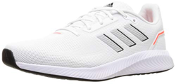 adidas Runfalcon 2.0, Sneaker Hombre, Footwear White/Silver Metallic/Solar Red, 44 EU características