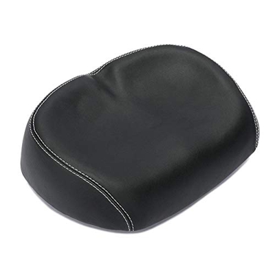 Dewdropy - Asiento de bicicleta de gran tamaño, acolchado de espuma suave, extra grande y muy cómodo