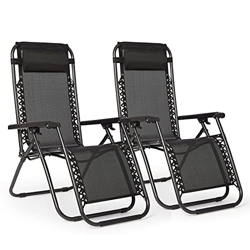 IWMH Tumbonas Plegables,Sillas de Jardín Transpirable,Silla de Exterior con Reposacabezas, Sillas Reclinables para Jardín Exterior o Piscina Respaldo  precio