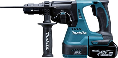 MAKITA 0088381686204 Martillo Ligero, 4.7 W, 18 V, Negro, Con 2x baterías 5,0 Ah