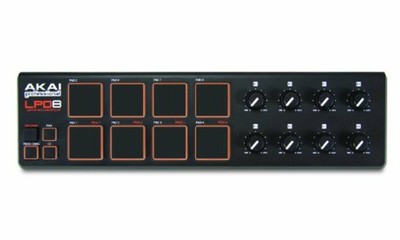 Akai Professionell Mini 8 Pad USB Midi Controller (Mac/PC Kompatibel) LPD8 F/S