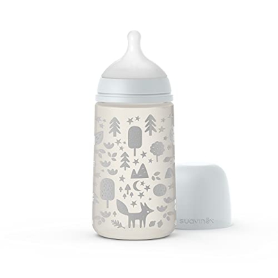 Suavinex Biberón SX Pro Flujo Medio Fox Gris 270ml