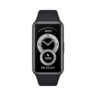 Huawei Band 6 - Pulsera de actividad con monitorización de Oxígeno en sangre (SpO2) 24horas, Pantalla FullView de 1.47 pulgadas, Batería para dos sema