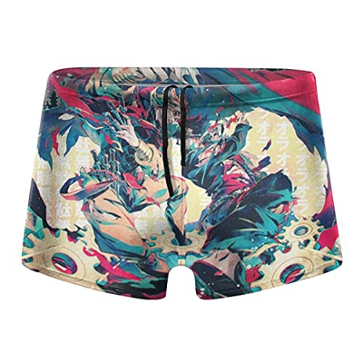Vbanlya Anime JoJo's Bizarre Adventure - Bañador para hombre, diseño de bóxer