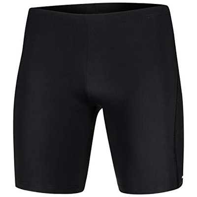 Aqua Speed Blake REVO Troncos de natación Largo de Hombre | Ajuste Jammer | Protección UV | Größen Badehosen:M, Color:Negro/REVO - 01