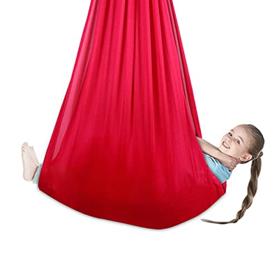 Colmanda Columpio de Terapia Interior, Hammock Swing Oscilación Columpio de Terapia - Integración Sensorial, Terapia de Interior Swin Hamaca con Colum