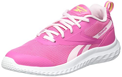 Reebok Rush Runner 3.0, Zapatillas de Running Mujer, KICPNK/PORPNK/YELLWF, 38 EU