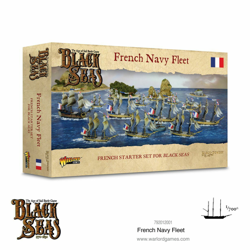 Warlord Games Black Seas French Navy Flota (1770-1830) Francia Sails Ship en oferta