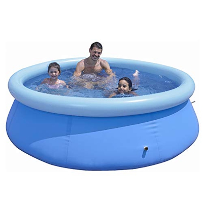 TTLIFE Piscina Inflable Redonda, Piscina Inflable Redonda Grande Juego Verano Al Aire Libre Juguetes Pulverización Agua para Jardín Piscina Inflable p
