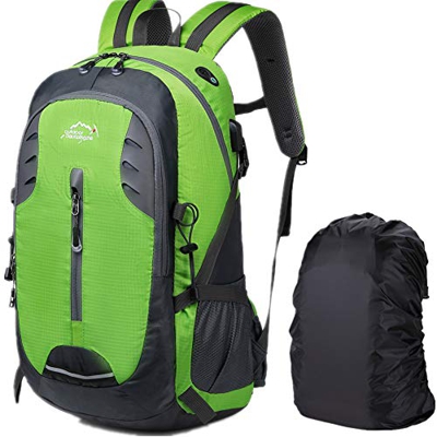 Meisohua Mochila Impermeable Senderismo Mochilas Trekking 30 Litros Mochila Montaña Hombre Mochila Escalada Deportiva Verde