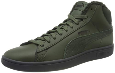 PUMA Smash V2 Mid WTR L, Zapatillas Unisex Adulto, Negro (Thyme Black/Dark Shadow), 36 EU