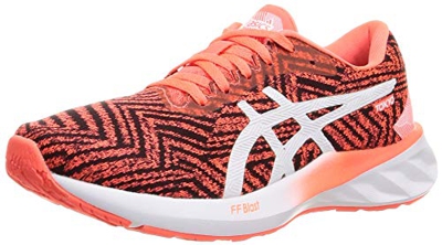 Asics Roadblast Tokyo, Road Running Shoe Mujer, Sunrise Red/White, 36 EU