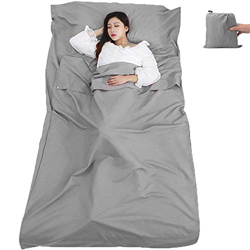 V VILISUN Saco de Dormir Forro Saco de Dormir Ligero Portátil A Prueba de Suciedad Sábana de Camping Ligera y Compacta Ideal para Albergues Juveniles  precio