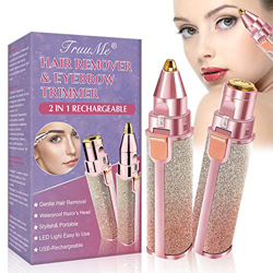 Depiladora Cejas Mujer, Eléctrica Depiladora Cejas, Depiladora de Cejas, 2 en 1 Maquina Depilar Facial USB Recargable Impermeable Portátil sin Dolor L en oferta