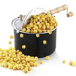 LYDF Cook Stovetop Aluminio Popcorn Popper, 6 Quart, Black Popcorn Maker Machine, Gas y Cocina de inducción están disponibles. precio