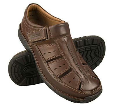 Zerimar Sandalias Hombre | Sandalias Trekking Hombre | Sandalias Hombre Senderismo | Sandalias Hombre Cuero | Sandalias Hombre Verano | Color Marron N