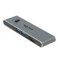 87752 base para portátil y replicador de puertos Alámbrico USB 3.2 Gen 1 (3.1 Gen 1) Type-C Gris, Estación de acoplamiento