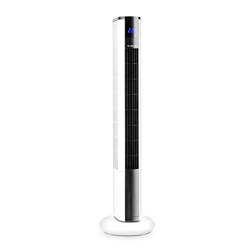 Klarstein Skyscraper 3G - Ventilador de columna, Bajo Consumo, Función oscilación 90º, 3 Niveles de Velocidad, Programable, Panel táctil, Filtro Integ en oferta