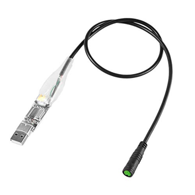 OVBBESS Ebike Cable de programación USB para 8Fun / Bafang Bbs01 Bbs02 Bbs03 Bbshd Mid Drive/Center Cable programado para motor eléctrico de bicicleta